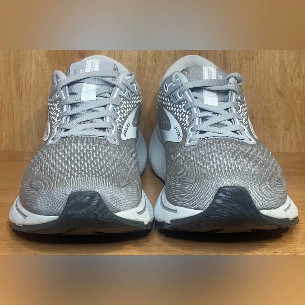 Brooks Ghost 14 Womens Size 9 Running Walking Shoes Sneakers Gray/Silver - Picture 6 of 10